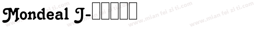 Mondeal J字体转换